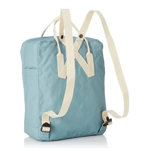 Fjallraven Kanken Original Backpack, Sky Blue / Light Oak, NWT - Picture 2 of 6
